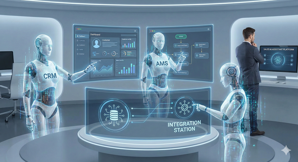 AI-powered sales assistants using autonomous agents in CRM