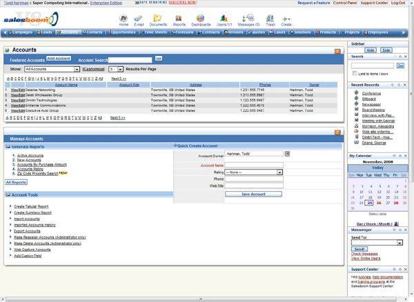 CRM Software Account Management
