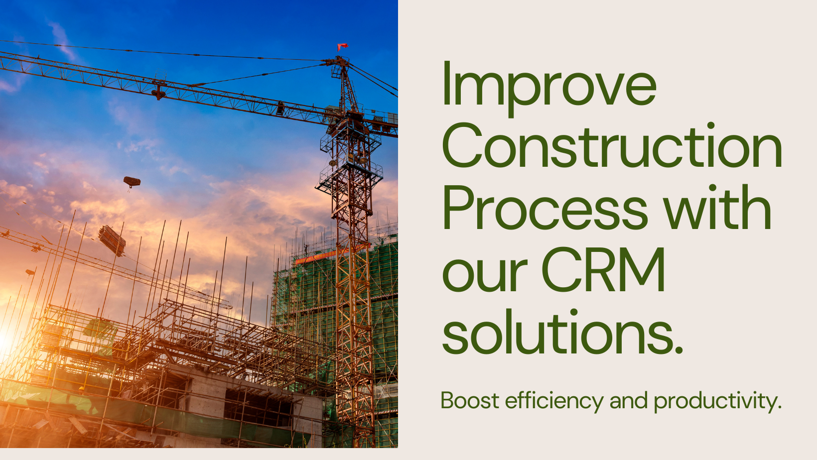 Improve Construction Process With Our Crm Solutions Salesboom