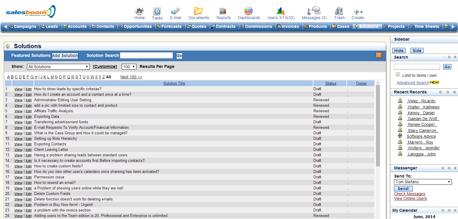 CRM-knowledge-base-solution-screenshot