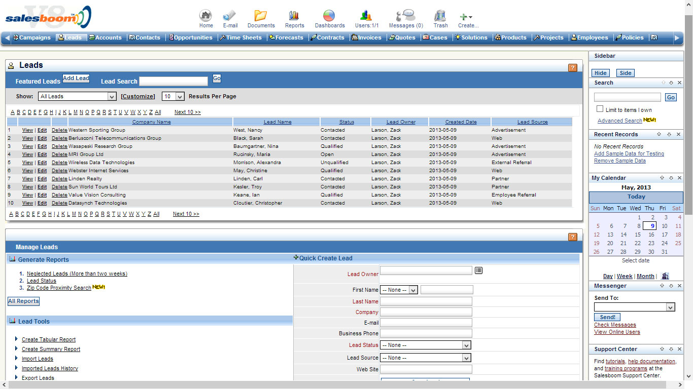 Lead-management-screenshot