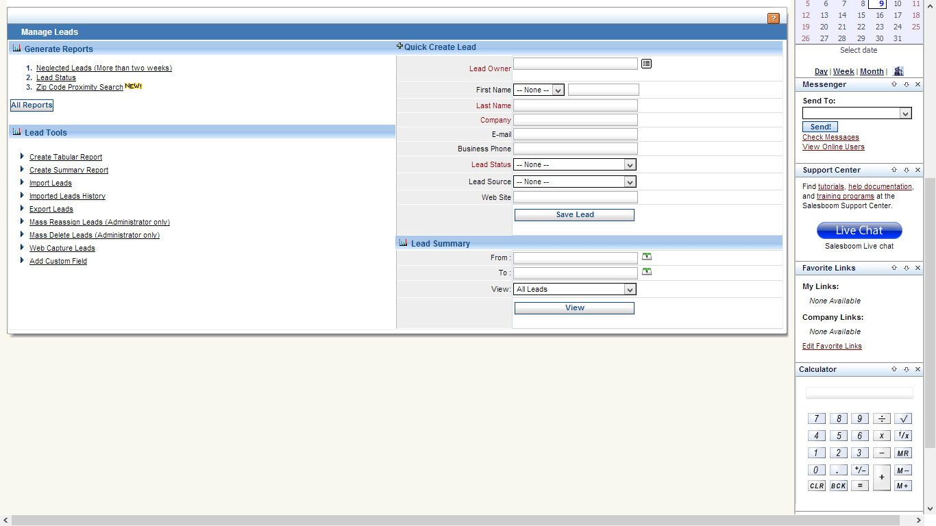 Lead-management-software-screenshot
